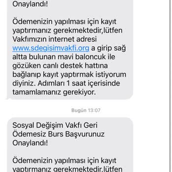 Sosyal Değişim Vakfının Burs Adı Altında Kimlik Bilgisi Çalması