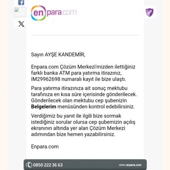 Denizbank ATM Paramı Yuttu.