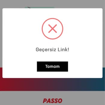 Passolig E-posta Gelen Link Hatası
