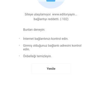 Editör Yayınevi QR Kod Hata Veriyor