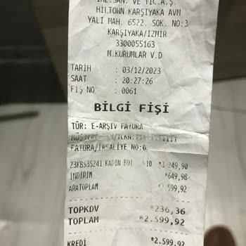 Elle Ayakkabı Hilltown İzmir Karşıyaka Mağazası Kadın Botu Şikayeti