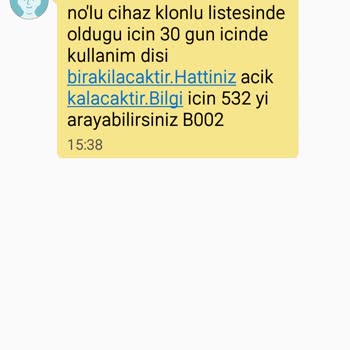 Samsung Telefonunuz Klonlu Listesinde Mesajı