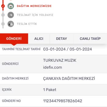 Kargom Sende 2 Haftadır Kargoyu Teslim Etmedi.