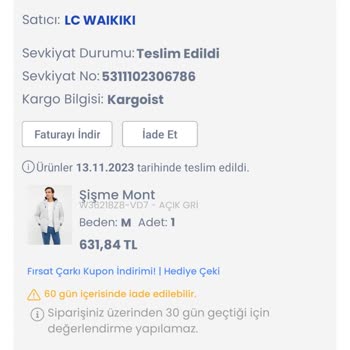 LCW İndirimli Aldığım Ürünü Mağazada Yüksek Fiyatlarla Değişim Sundular