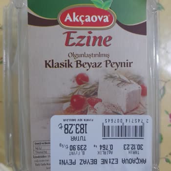 Akçaova Akçaova Marka Ezine Peyniri Acımsı Çıktı. Yenmiyor