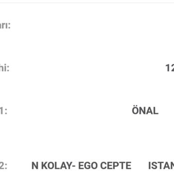 EGO Genel Müdürlüğü 153 EGO Mağdurum