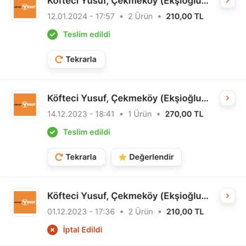 Migros Yemek Ürünün Gelmemesi Ve Teslim Ediliyor Göstermesi
