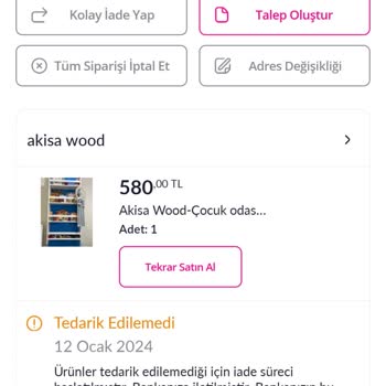 Pazarama İptal Edilen Siparişin Daha Yüksek Fiyatla Satılması