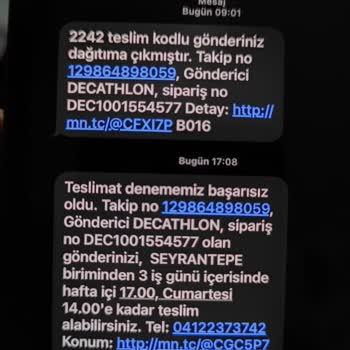MNG Kargo Kurye Paketimi Adrese Teslim Etmedi