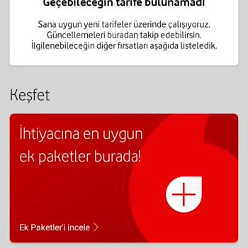Vodafone Tarife Olmaması Ve Yanımda Robotunun Algılamaması