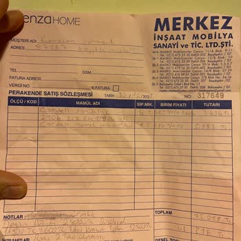 Yataş Enza Home Den Almış Olduğumuz Ürünler Hayal Kırıklığı
