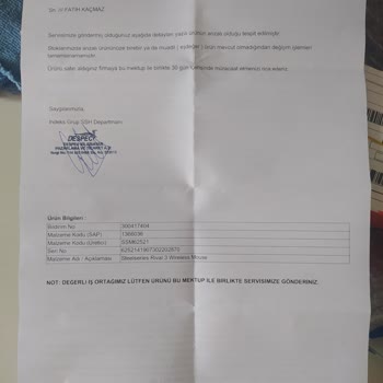 Amazon'dan Aldığım Ürün Garantiden Bozuk Döndü, İade Sağlanmıyor