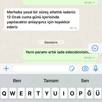 Nare Giyim Paramı İade Etmiyorlar