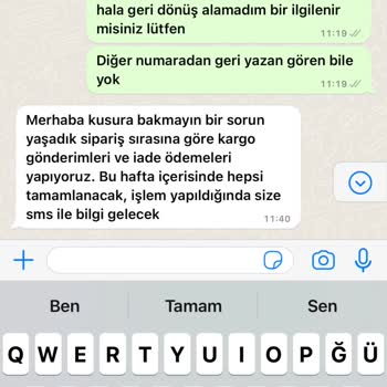 Nare Giyim Paramı İade Etmiyorlar