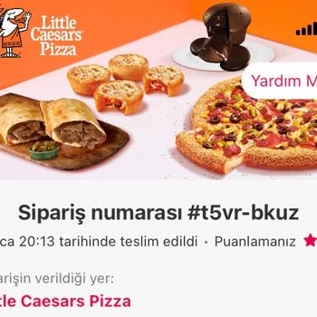 Little Caesars Pizzanın İçerisinden Kıl Çıktı!