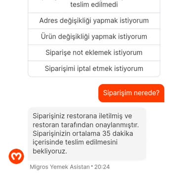 Migros Yemek Ve Pizza Hut Sipariş Hataları