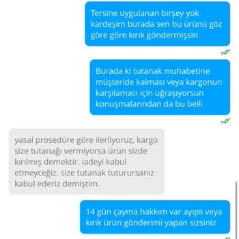 ÇiçekSepeti İnternetten Alınan Kırık Pikap İle İlgili İade Sorunu