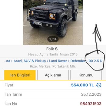 Sahibinden.com İlandaki Model Detayını Düzeltemiyor