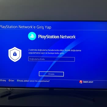 PlayStation Türkiye Sony PlayStation 2 Doğrulama Kodu