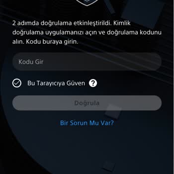 PlayStation Türkiye Sony PlayStation 2 Doğrulama Kodu