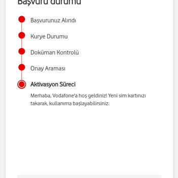 Vodafone Mobil Operatör Hattı Aktivasyon Sürecinde Yaşanan Sorunlar
