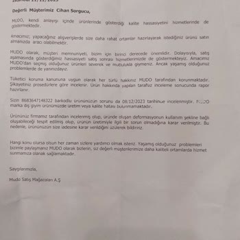 Mudo'NUN Hatalı Ürünü