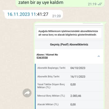 Millenicom İnternet Kesinlikle Bağlatmayın!