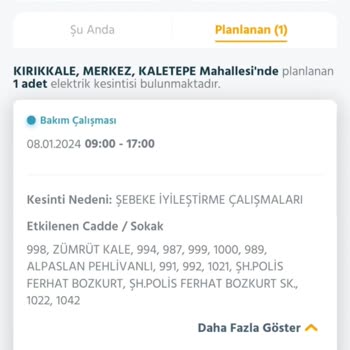 Enerjisa Başkent Elektrik Perakende Enerjisa Kış Günü 8 Saat Kesinti Yapıyor