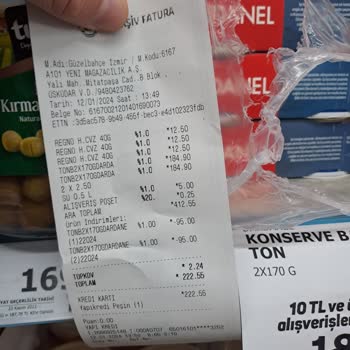 A101 Etiket Fiyat Farkı