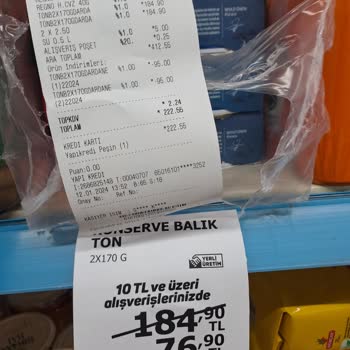 A101 Etiket Fiyat Farkı