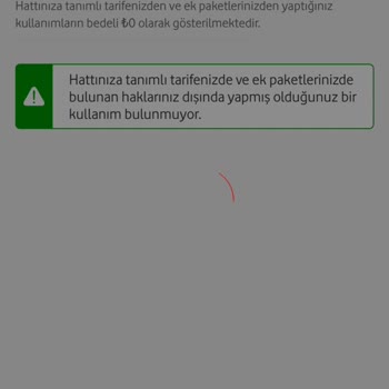 Vodafone Yanımda Kullanım Detayları