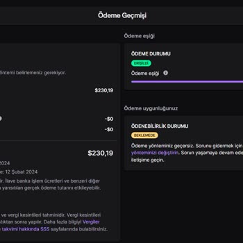 Twitch Ödeme Sorunu Ödememi Yapmıyor
