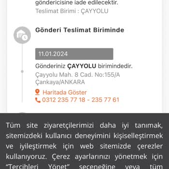 MNG Kargo Şikayet Aynı Gün Geri Giden Kargo!
