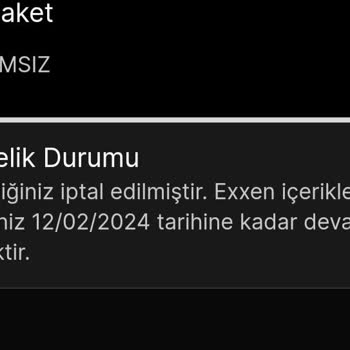 Exxen Üyelik İptali Olduğu Halde Para Çekti