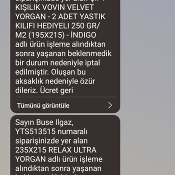 Yataş'ın Yaşattığı Mağduriyet