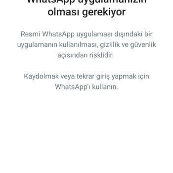 WhatsApp Resmi Hesap