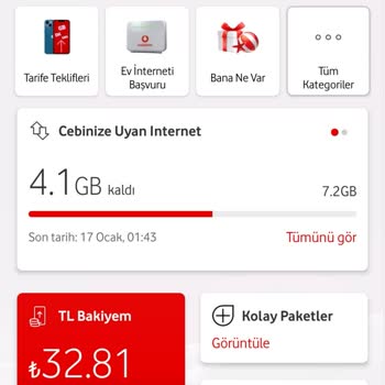 Vodafone GB Varken Kesinti Yapılması