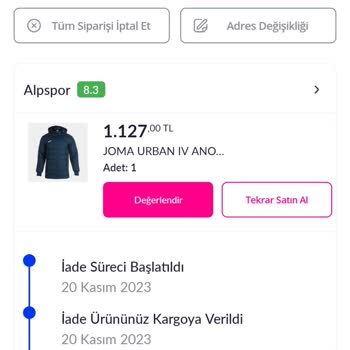 Sürat Kargo Paramı İade Etmedi