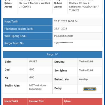 Sürat Kargo Paramı İade Etmedi