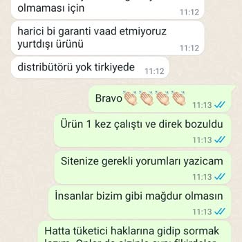 Duman Diyarı Dumandiyari.com Aldığım Üründe İade Veya Değişim Hakkımı Kabul Etmedi