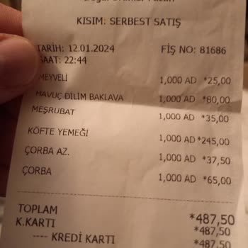 Berceste Dinlenme Tesisleri Fahiş Porsiyon Fiyatları
