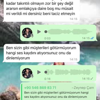 İstanbul Atlantis Gayrimenkul Yetkili Kişi Hakaret Etti