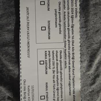 Milli Eğitim Bakanlığı (MEB) Okullarda Güvenlik Görevlisi Ücreti Problemi