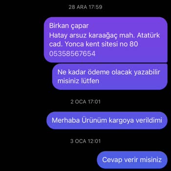 Gentilbutik Satın Alınan Ürünün Teslimatı Gecikiyor
