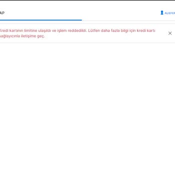 Tosla Kartımla Epic Games Alışveriş Yapamıyorum