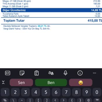 Turkcell Faturama Ek Ücret Yansıtılması Şikayeti