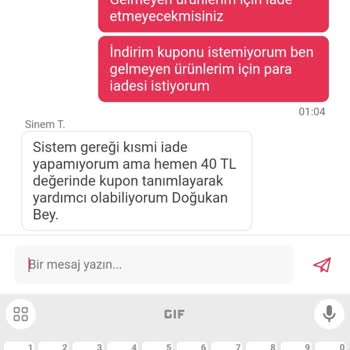 Yemeksepeti Eksik Ve Hatalı Gelen Sipariş