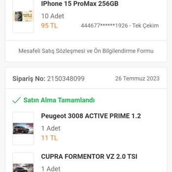 Trendyol Şanslı Çekiliş Biletlerini Göremiyorum