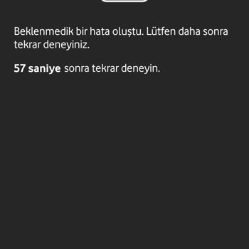 Vodafone Yanımda Giriş Yapamıyorum
