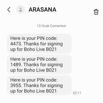 Arasana.com Arasana Sitesinden Mesaj Geliyor